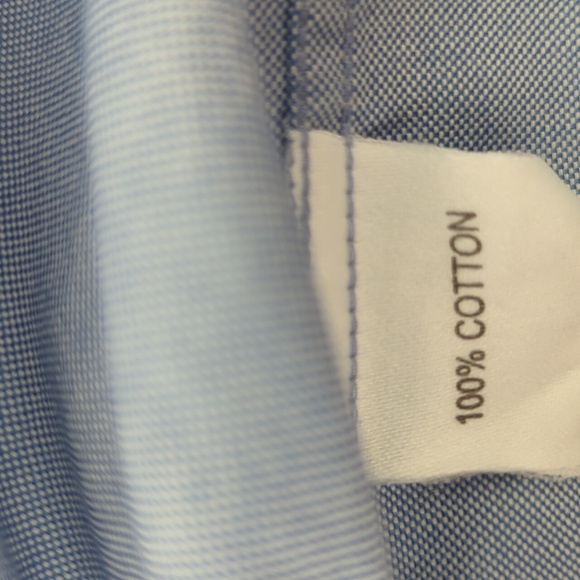 Surface to Air Men's Blue Button Down Shirt with Houndstooth Club Collar M - Picture 8 of 9